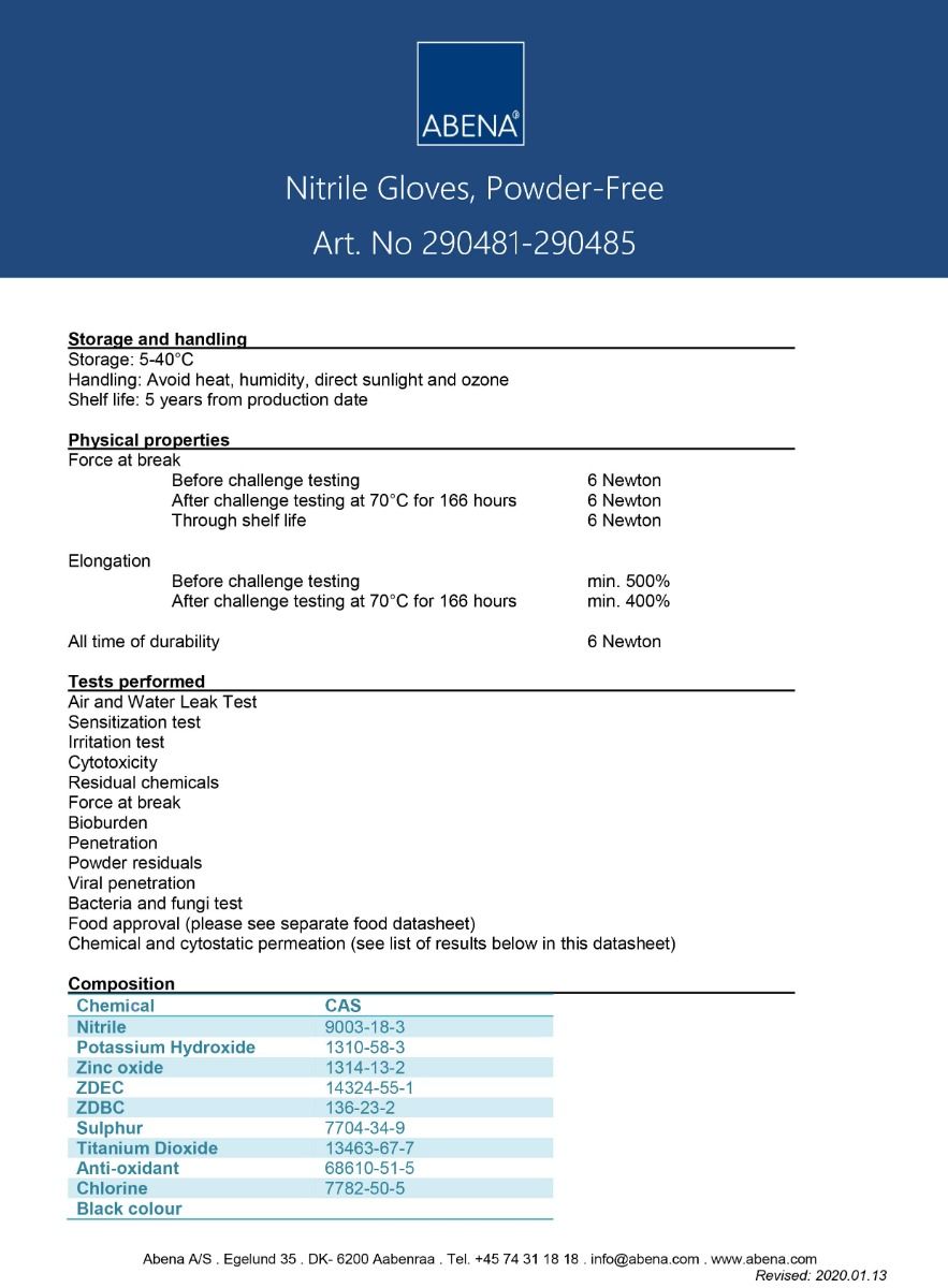 Abena M Wegwerphandschoen Nitril Pv (100 stuks) - image 3
