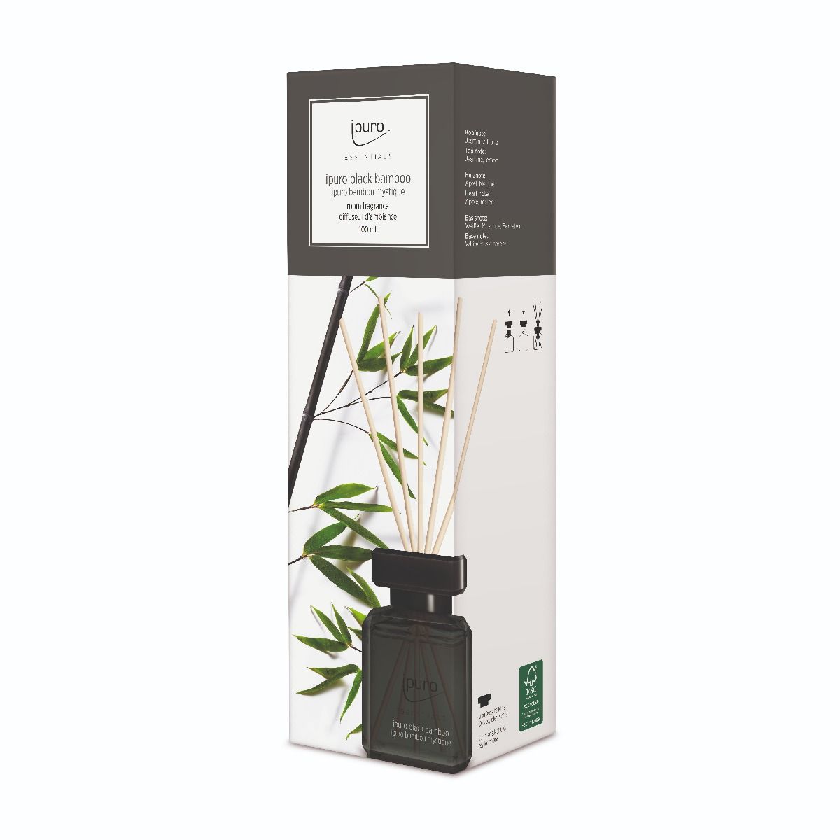 Ipuro Diffuser Black Bamboo (100 ml) - image 4