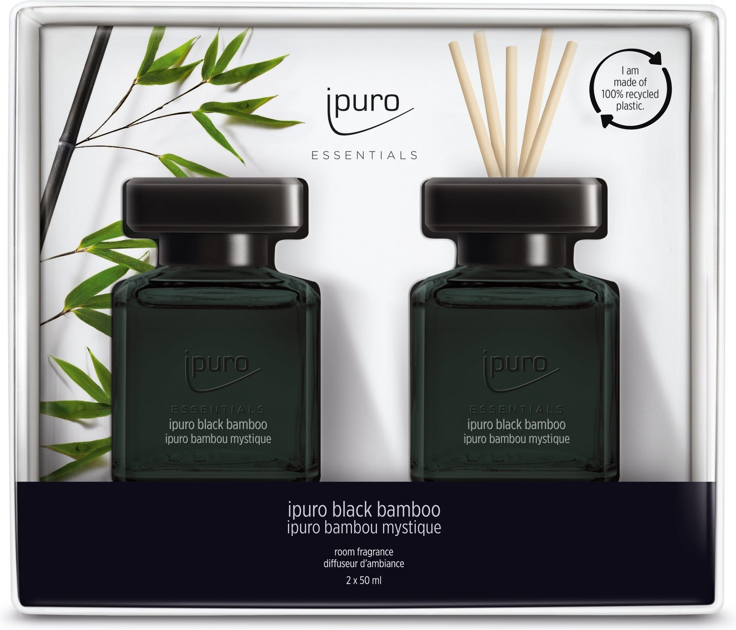 Ipuro Diffuser Black Bamboo (2 x 50 ml)