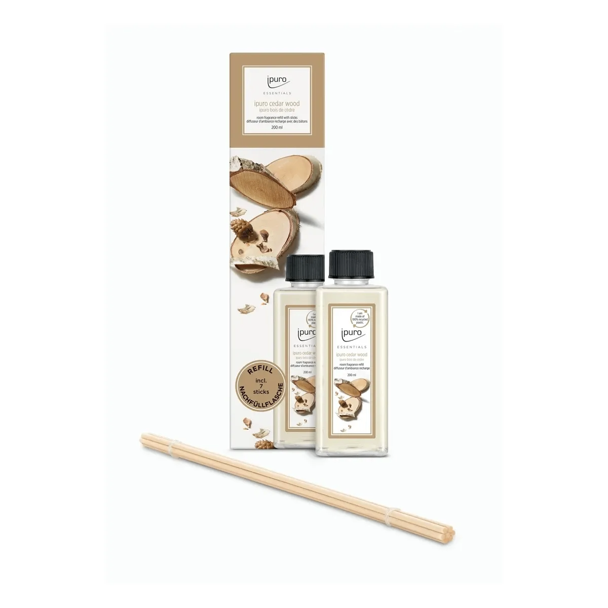 Ipuro Diffuser Refill Cedar Wood (200 ml)