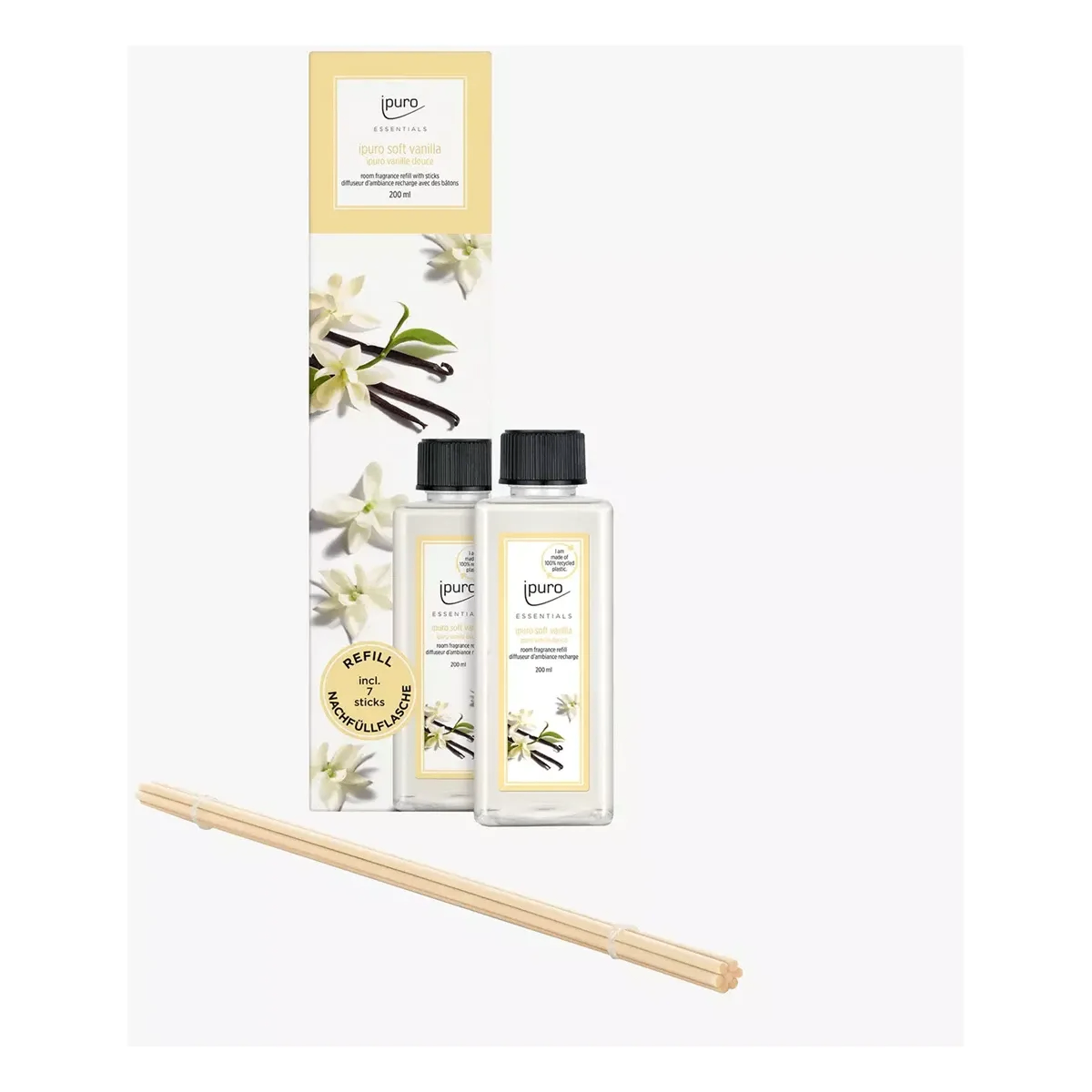 Ipuro Diffuser Refill Soft Vanilla (200 ml)