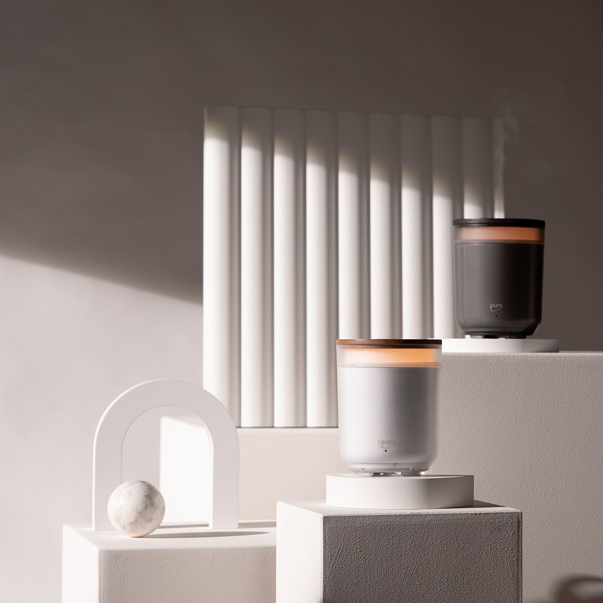 Ipuro Air Sonic Aroma Kaars Wit (1 stuk) - image 4