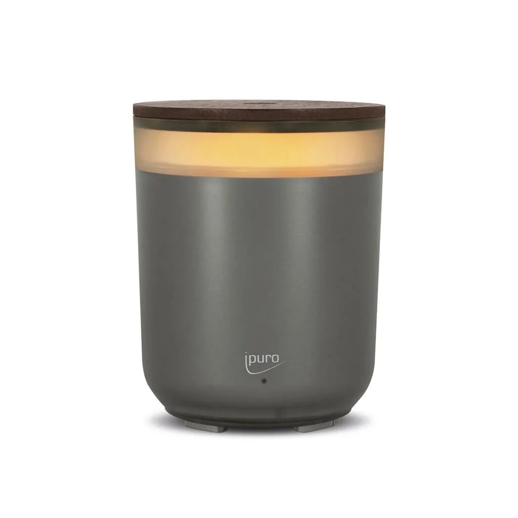 Ipuro Air Sonic Aroma Kaars Grijs (1 stuk)