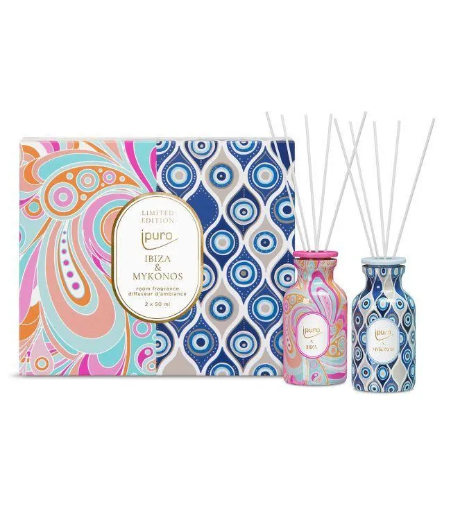 Ipuro Diffuser Set Mykonos - Ibiza (2 x 50 ml)