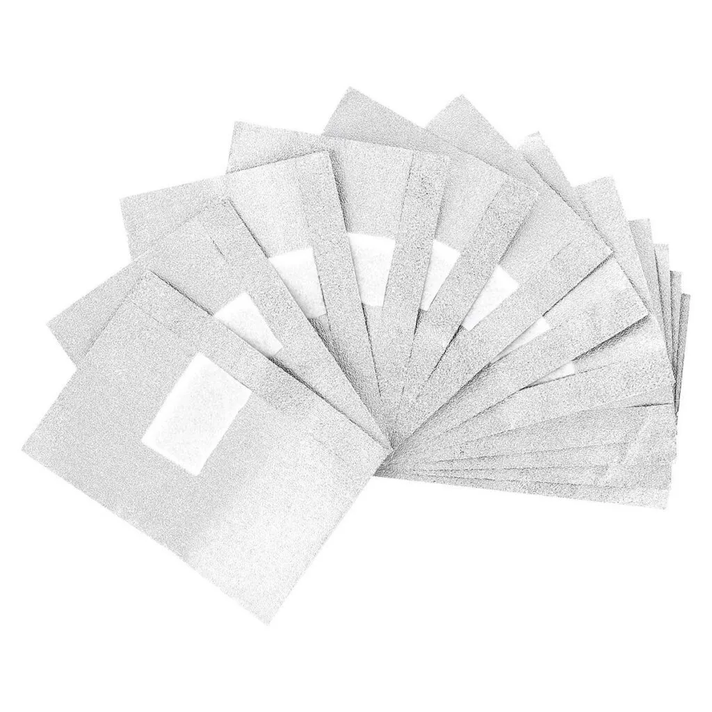 Jan van Der Leek Alu Nagelfolie met Spons (100 stuks)