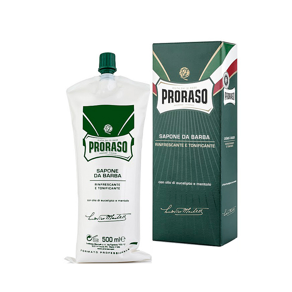 Proraso Scheercreme Groen (500 ml)