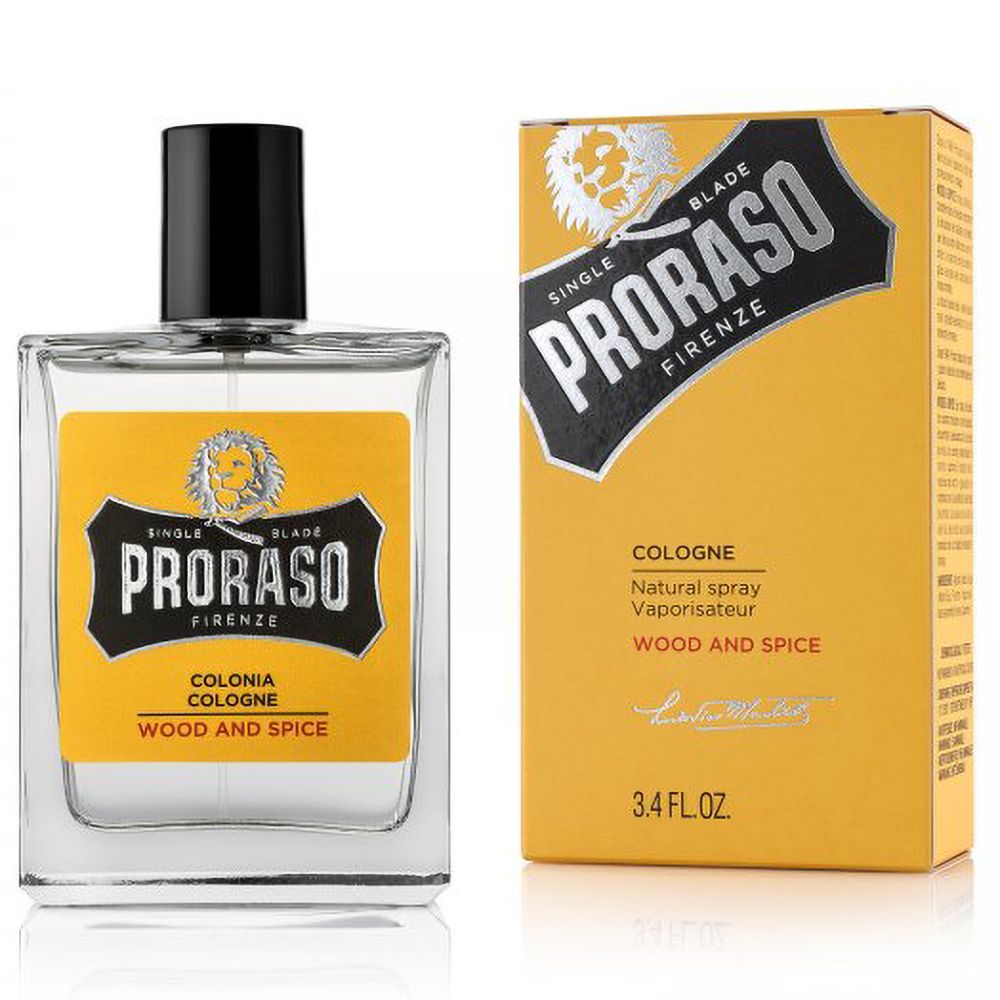 Proraso Eau De Cologne Spray Wood & Spice (100 ml)
