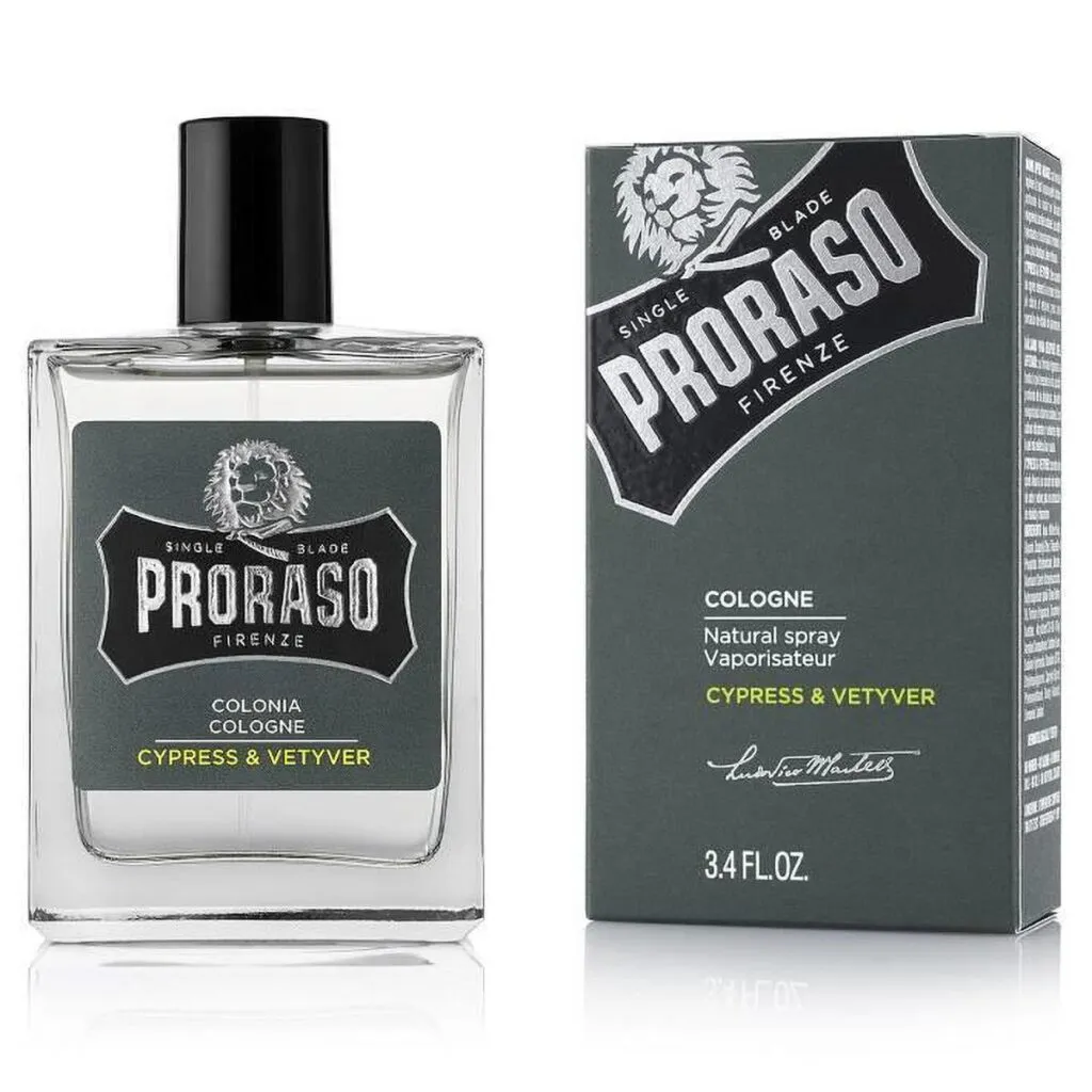Proraso Eau De Cologne Spray Donker Groen (100 ml)