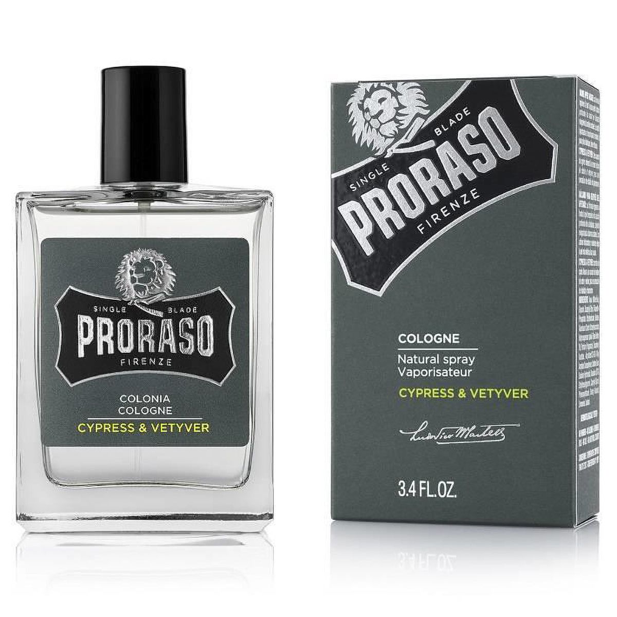 Proraso Eau De Cologne Spray Donker Groen (100 ml)