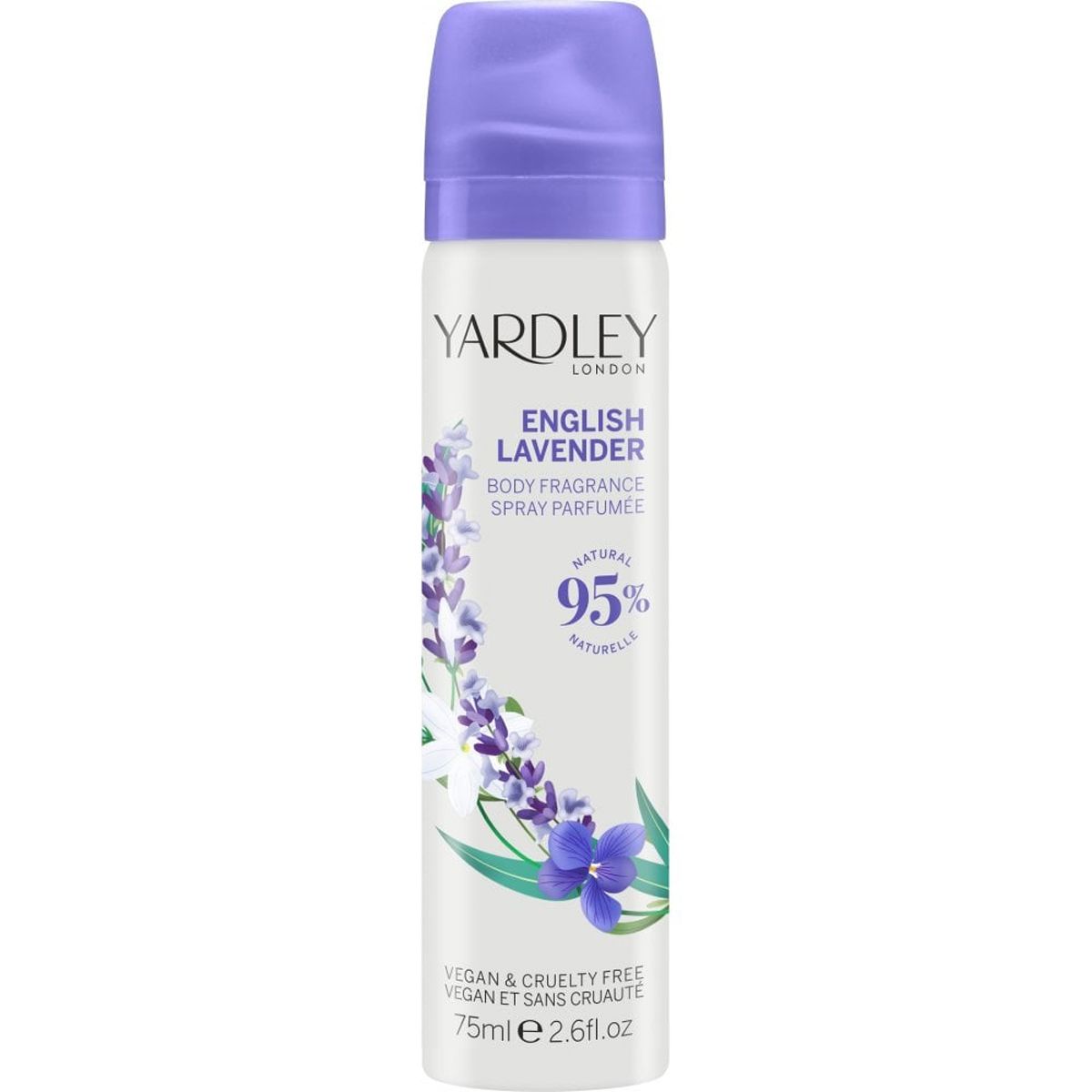Yardley London English Lavender Body Spray (1 stuk)