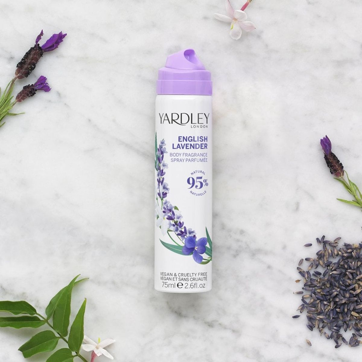 Yardley London English Lavender Body Spray (1 stuk)
