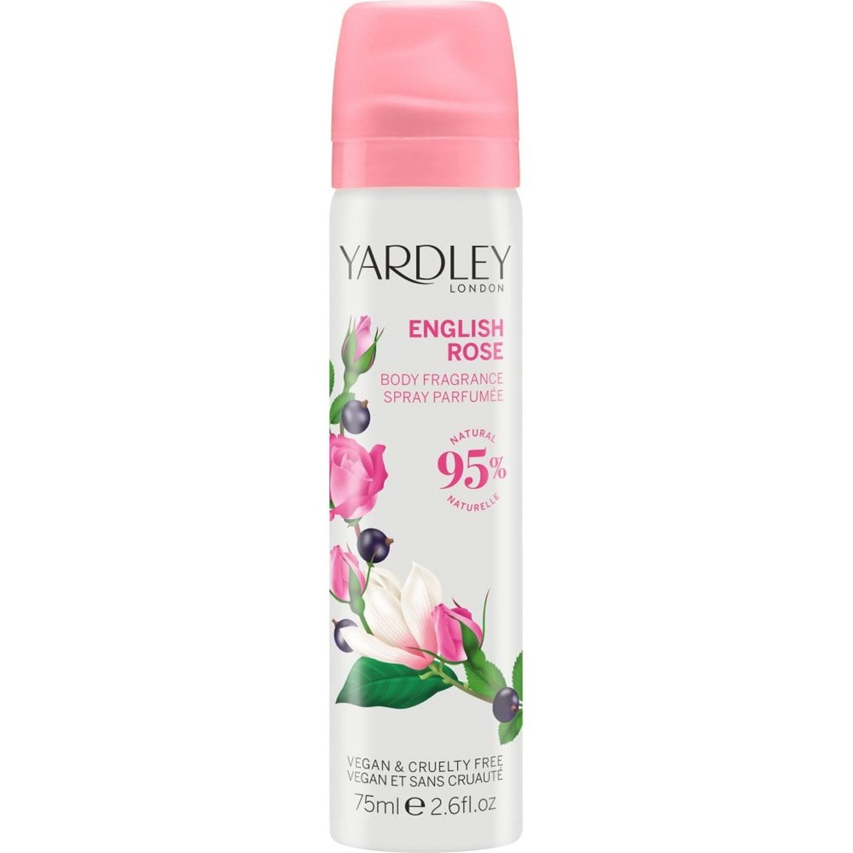 Yardley London English Rose Body Spray 7 (1 stuk)