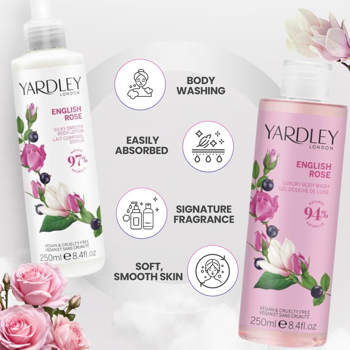 Yardley London Yardley English Rose Bath & Body Collection (1 stuk)