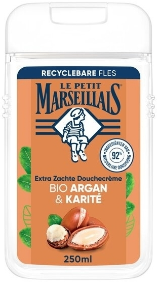 Le Petit Marseillais Douche Gel Argan & Kariteboter Bio (250 ml)