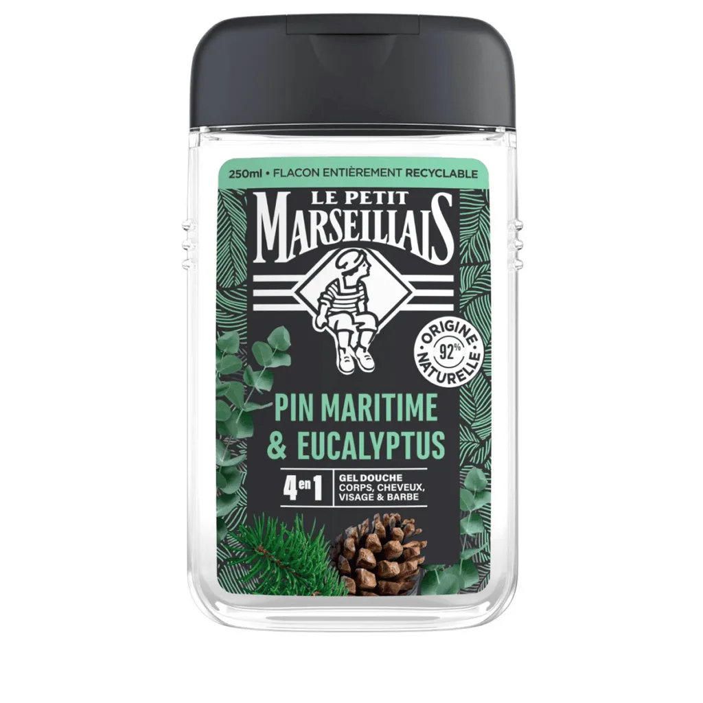 Le Petit Marseillais Douche Gel For Men Zeeden & Eucalyptus Bio (250 ml)