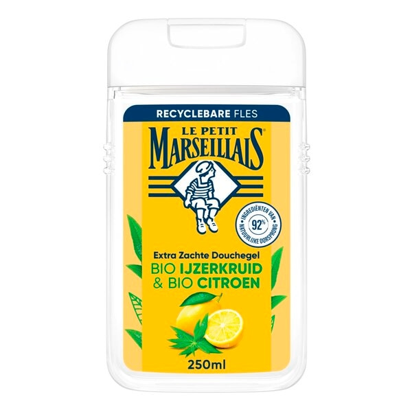 Le Petit Marseillais Douche Gel IJzerkruid & Citroen Bio (250 ml)