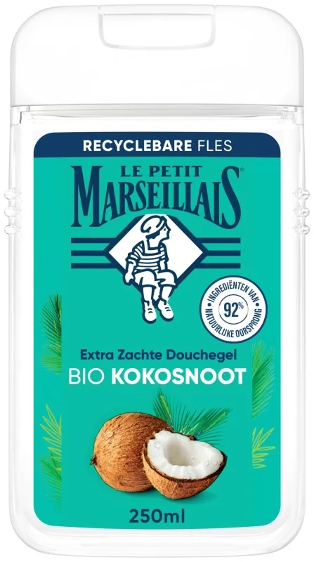 Le Petit Marseillais Douche Gel Kokosnoot Bio (250 ml)