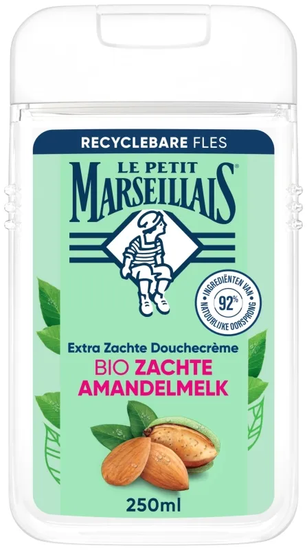 Le Petit Marseillais Douche Gel Zachte Amandelmelk Bio (250 ml)