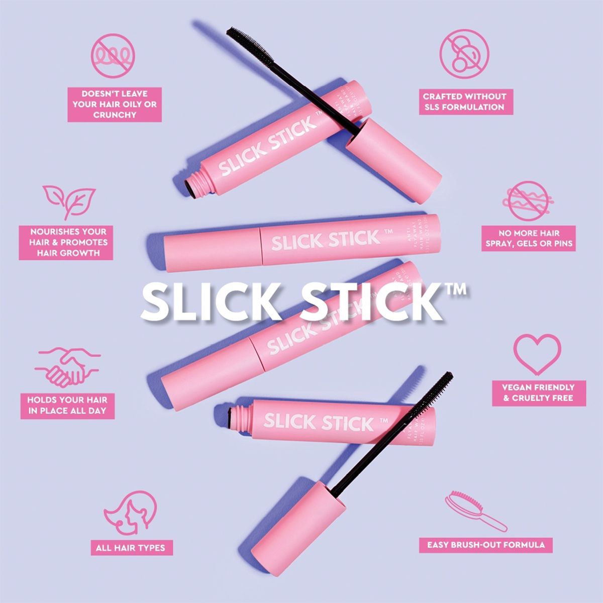 Slickhair Stick Anti Flyaway Hair Wand (10 ml) - image 3