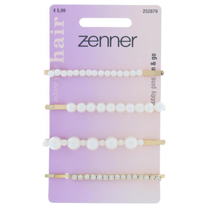 Zenner Haarschuifjes Parels (4 stuks)
