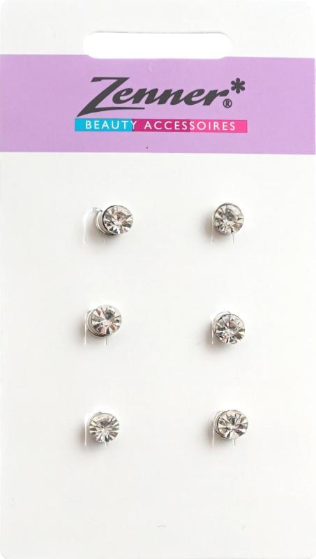 Zenner Swirl Clips Strass (6 stuks)