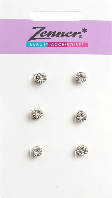 Zenner Swirl Clips Strass (6 stuks)