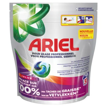 Ariel Professional All-in-1 Pods Wasmiddel Color (50 stuks)