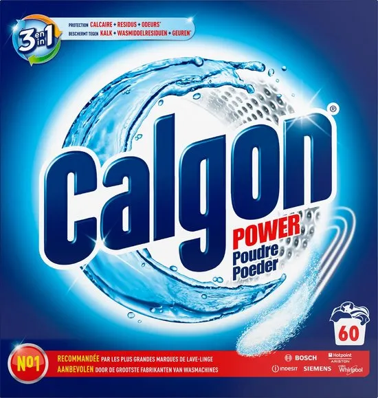 Calgon 4-in-1 Wasmachinereiniger Poeder 60 Scoops (1500 gr)