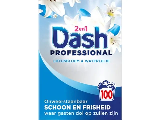 Dash Professional Poederwasmiddel 2in1 Lotusbloem & Lelie 100 Scoops (5500 gr)