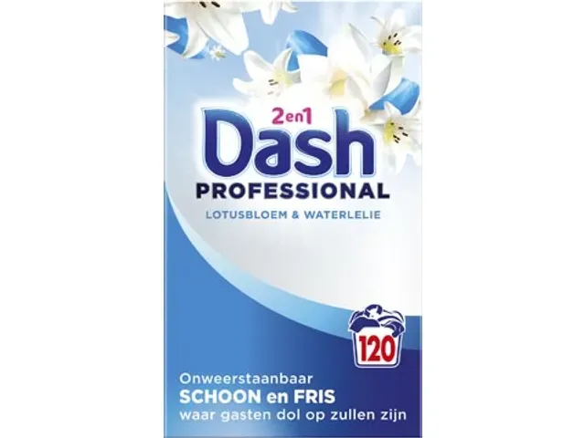Dash Professional Poederwasmiddel 2in1 Lotusbloem & Waterlelie 120 Scoops (6600 gr)