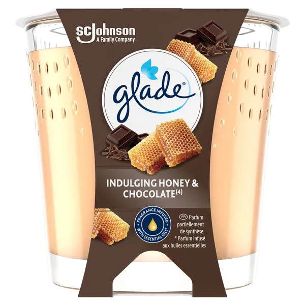 Glade Kaars Indulding Honey & Chocolate (112 gr)