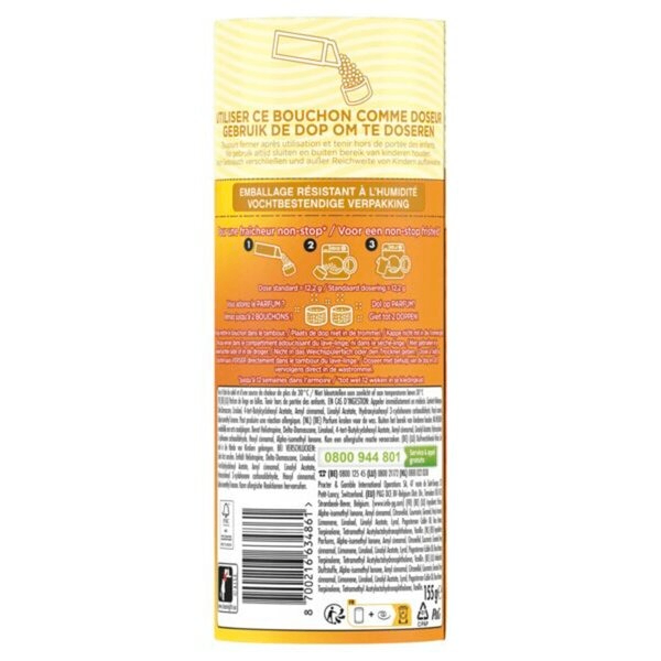 Lenor Unstoppables Kralen Parfum Booster Amber & Orchidee (155 gr)