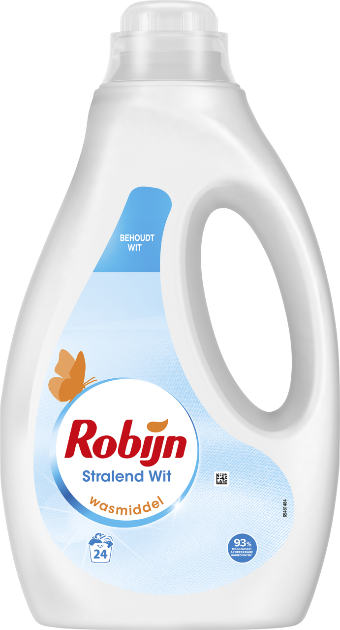 Robijn Wasmiddel Vloeibaar Wit 24 Scoops (1200 ml)