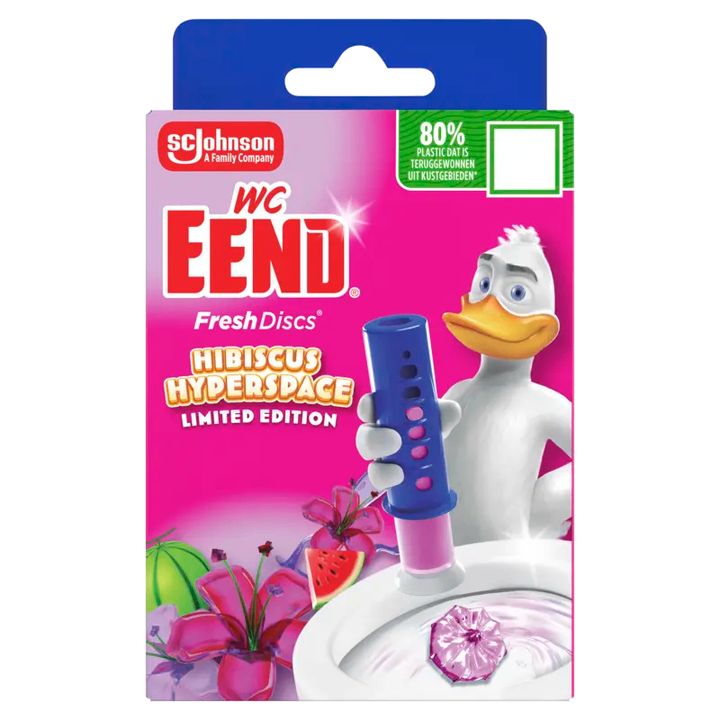 Wc Eend Wc-Eend Fresh Discs Houder Hibiscus Hyperspace Limited Edition (36 ml)