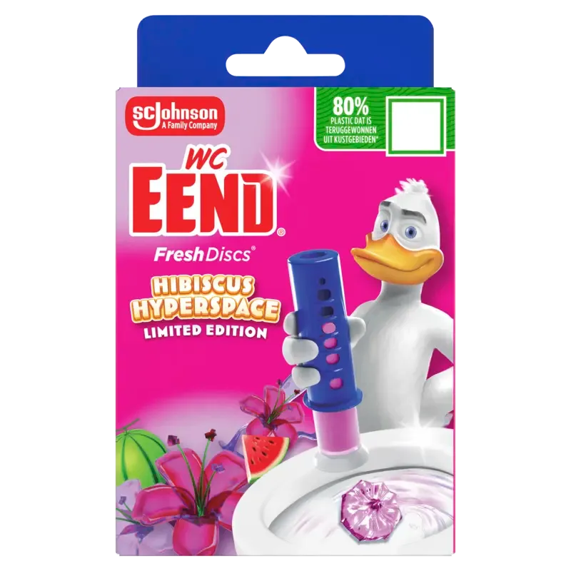 Wc Eend Wc-Eend Fresh Discs Houder Hibiscus Hyperspace Limited Edition (36 ml)
