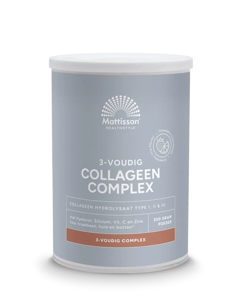 Mattisson Collageen Complex 3-voudig Strawberry Lime (300 gr)