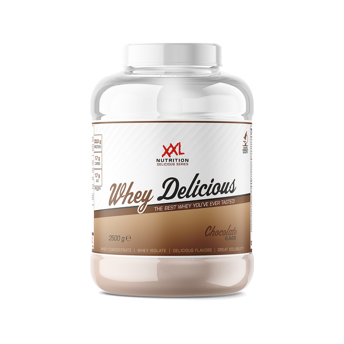 XXL Nutrition Whey Delicious-chocolate (2500 gr)