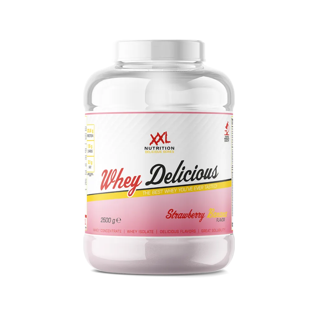 XXL Nutrition Whey Delicious-strawberry-banana (2500 gr)
