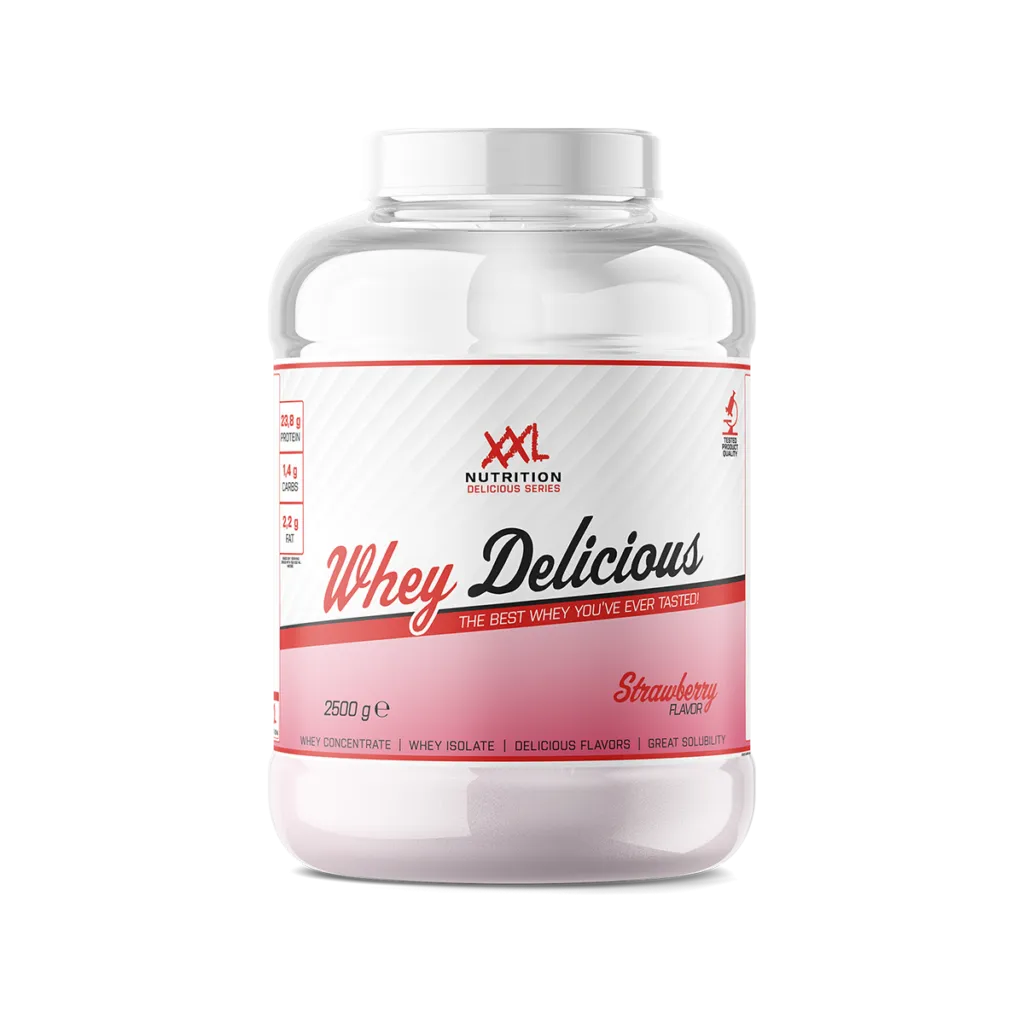 XXL Nutrition Whey Delicious - Aardbei (2500 gr)