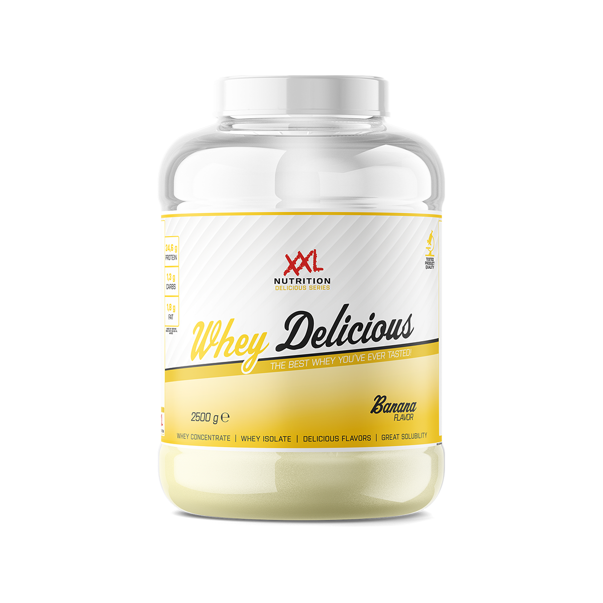 XXL Nutrition Whey Delicious-banana (2500 gr)
