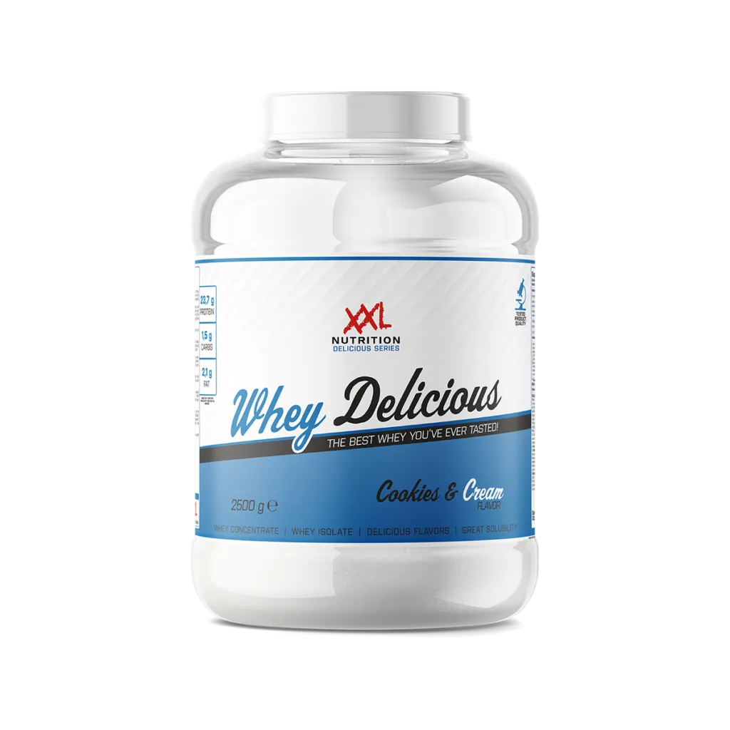XXL Nutrition Whey Delicious - Cookies & Cream (2500 gr)