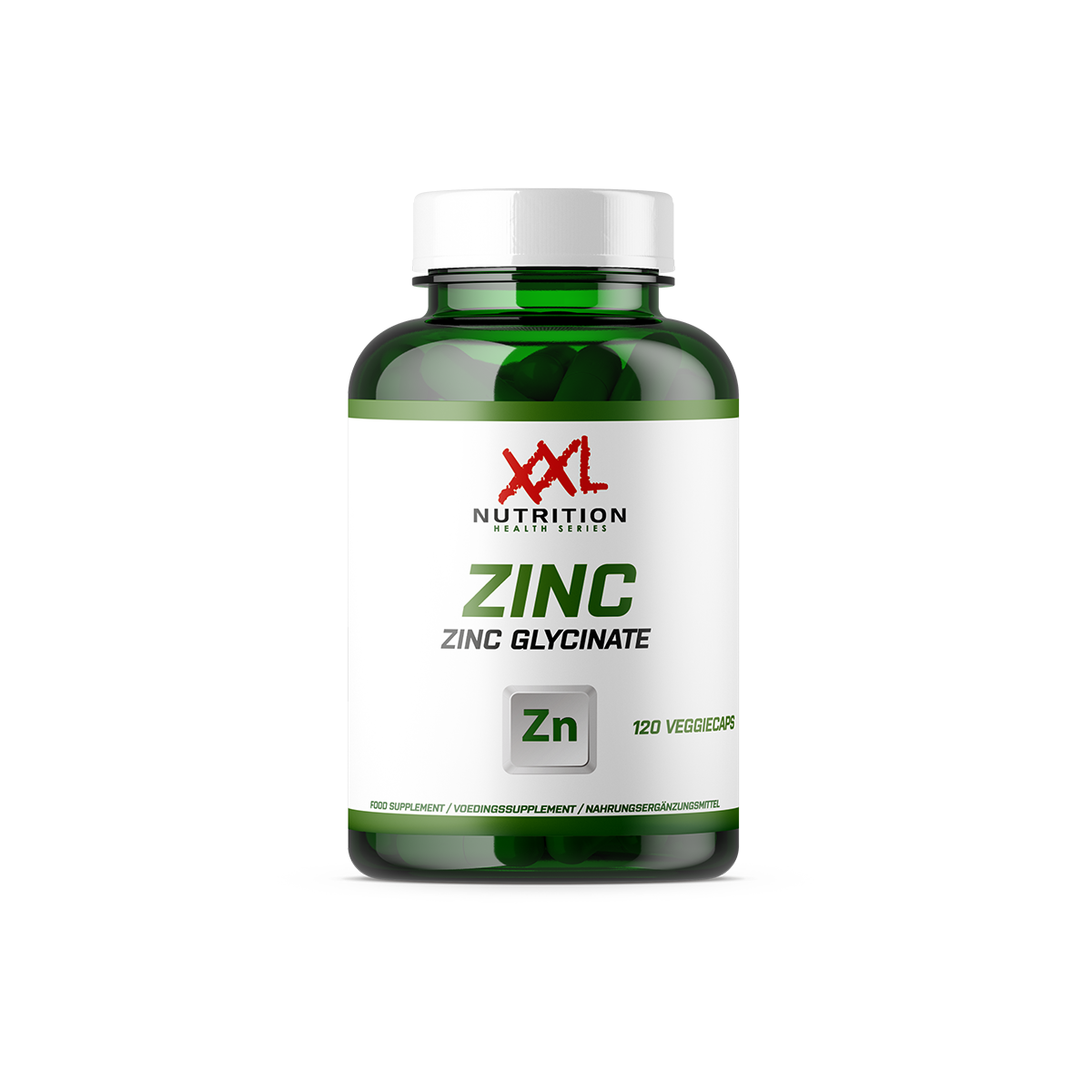 XXL Nutrition Zink Glycinaat - 22 mg (120 capsules)