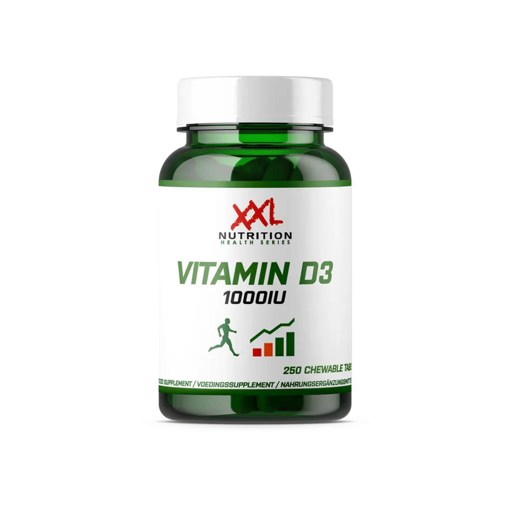 XXL Nutrition Vitamine D3 - 1000 iu (250 kauwtabletten)