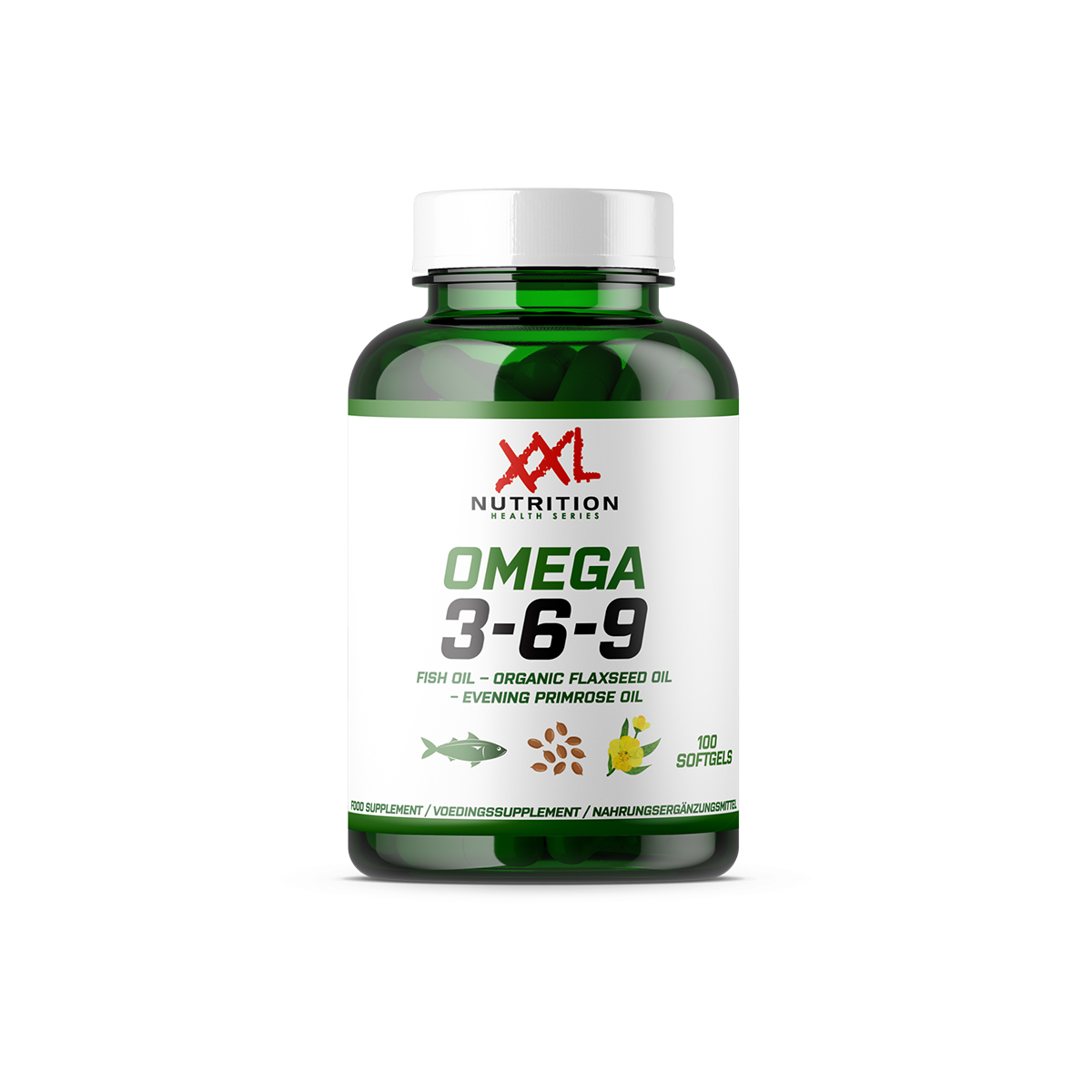 XXL Nutrition Omega 3-6-9 - 1000 mg (100 softgels)
