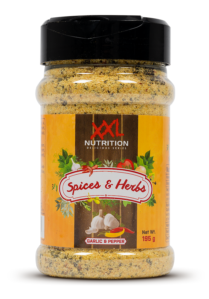 XXL Nutrition Spices & Herbs - Knoflook & Peper (195 gr)