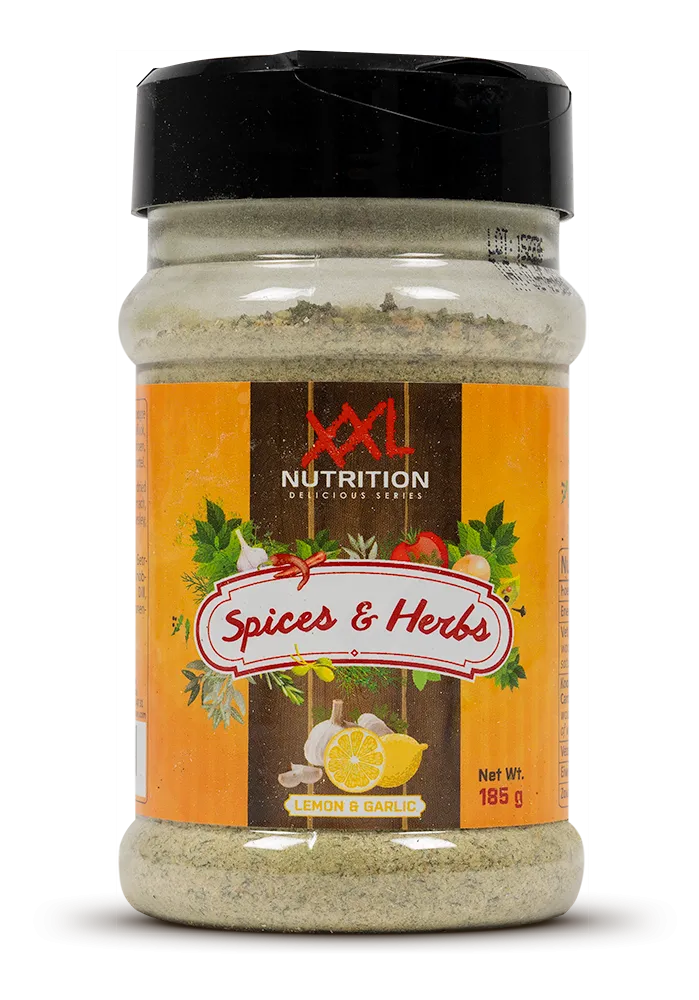 XXL Nutrition Spices & Herbs - Citroen & Knoflook (185 gr)