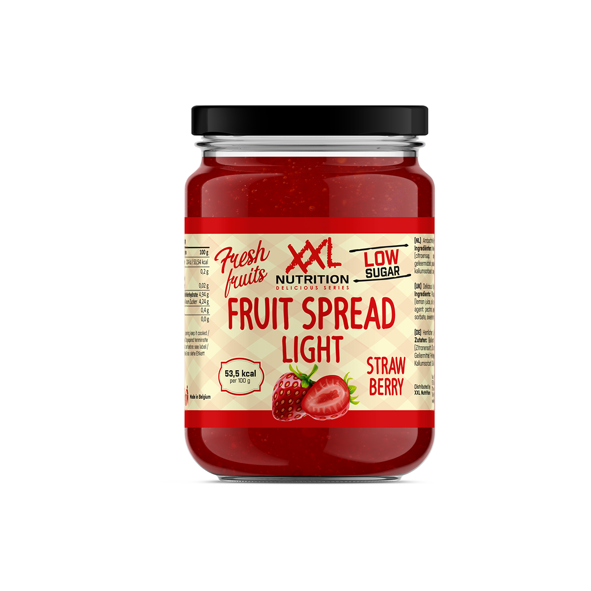 XXL Nutrition Light Fruit Spread - Aardbei (235 gr)
