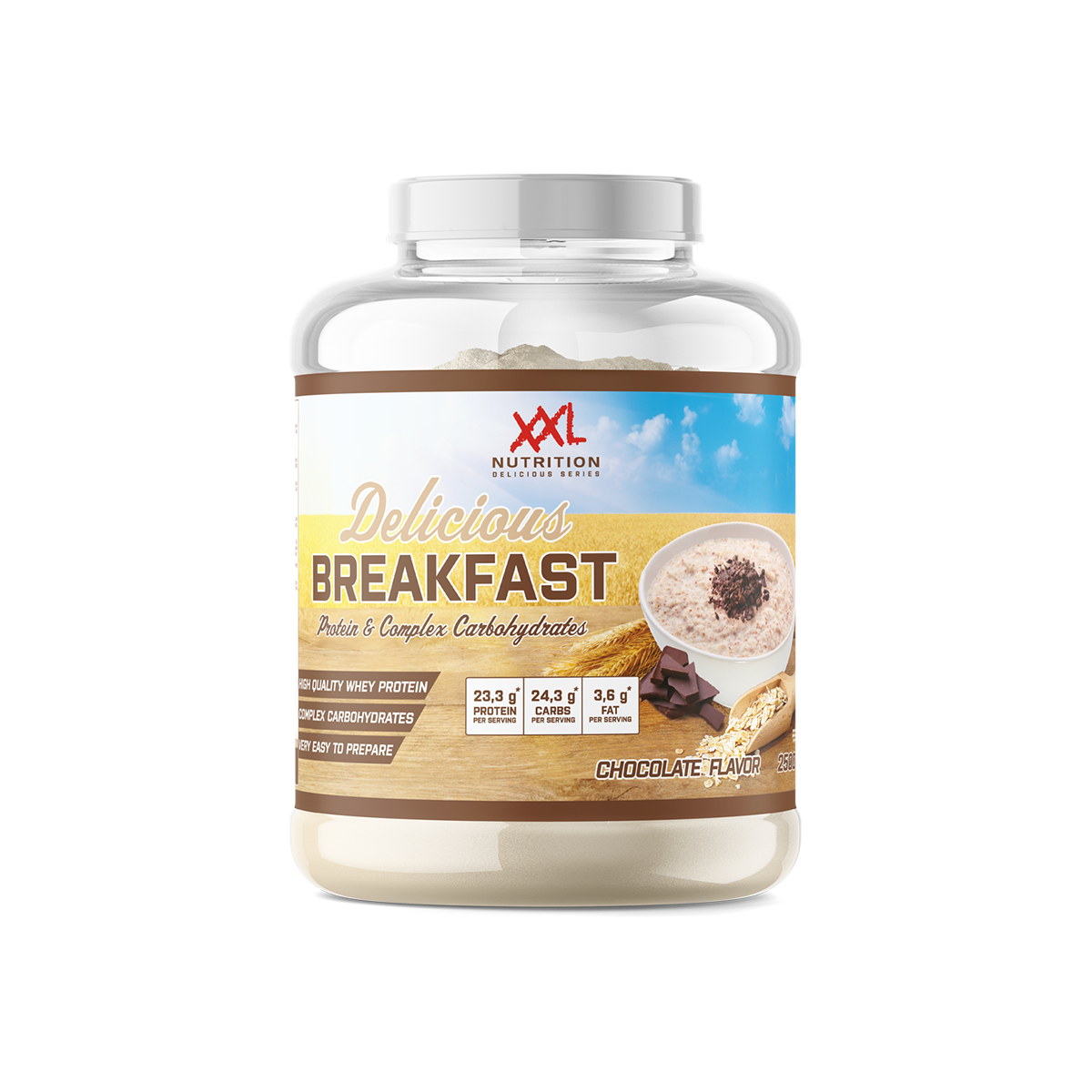 XXL Nutrition Delicious Breakfast-chocolade (2500 gr)