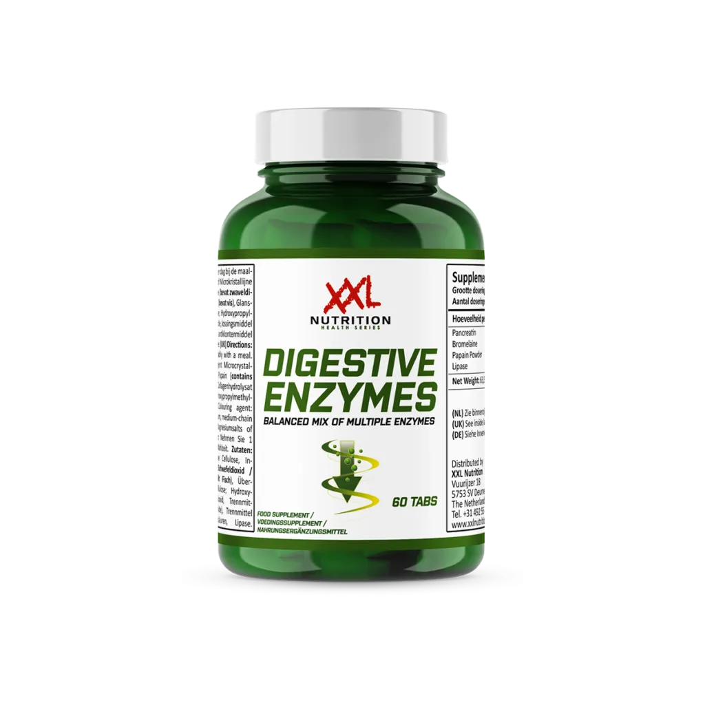 XXL Nutrition Verteringsenzymen (60 tabletten)