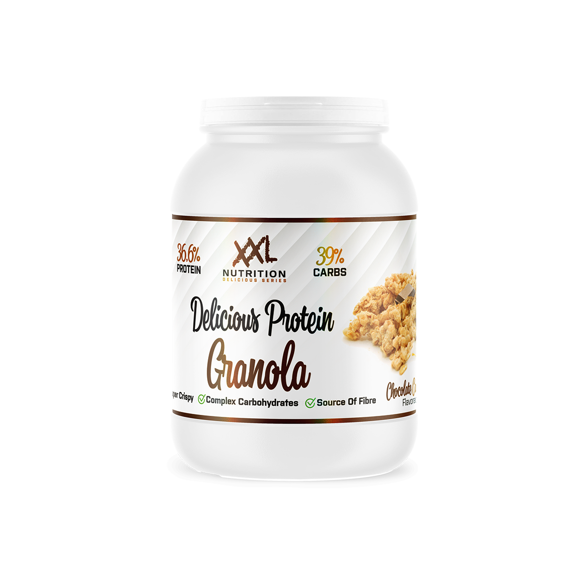 XXL Nutrition Delicious Protein Granola - Chocolade caramel (450 gr)